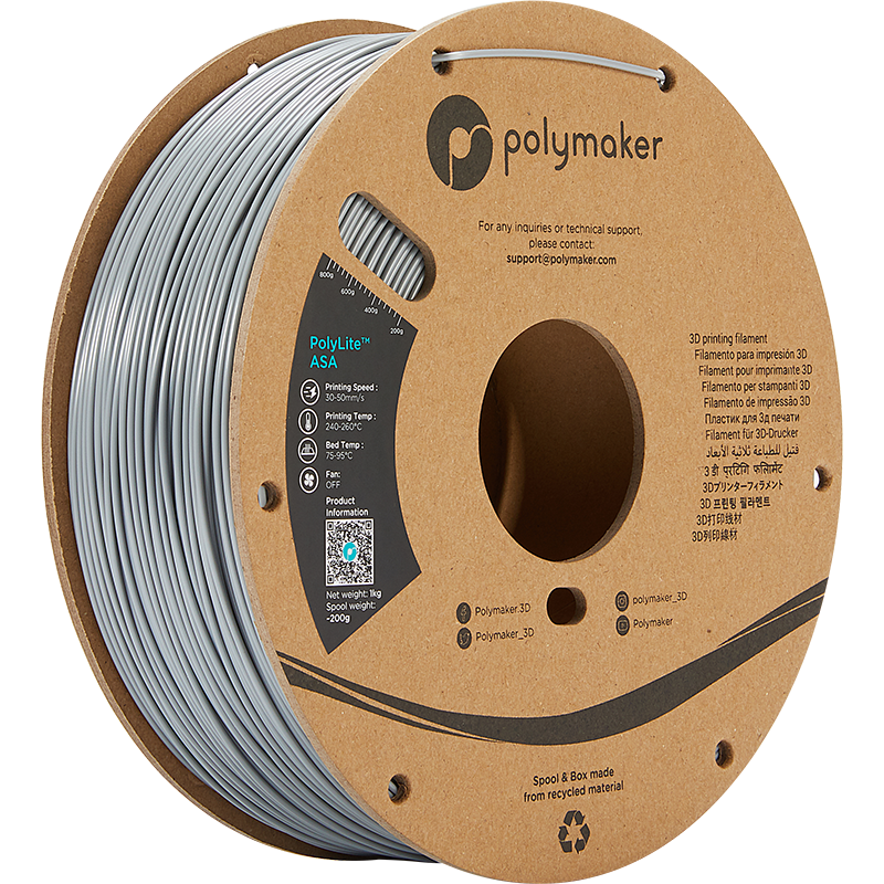 Grijs Polymaker PolyLite ASA