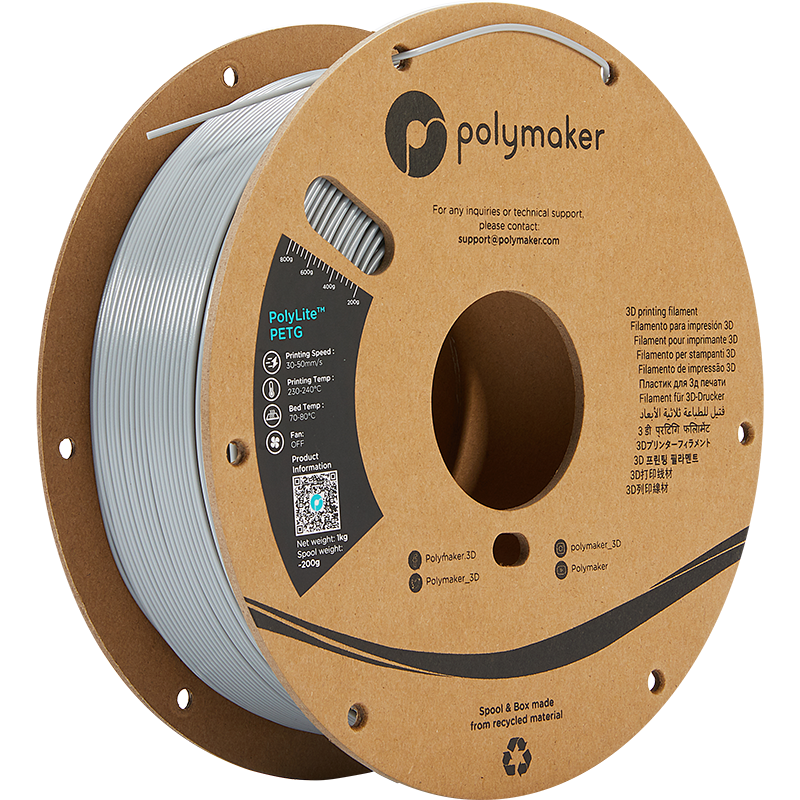 Grijs Polymaker PolyLite PETG