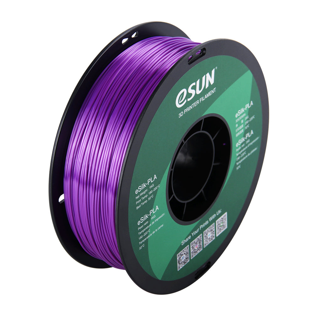 eSun eSilk PLA filament - 1 kg - paars