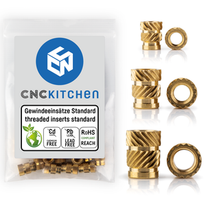 CNC Kitchen - Threaded inserts - Set standaard