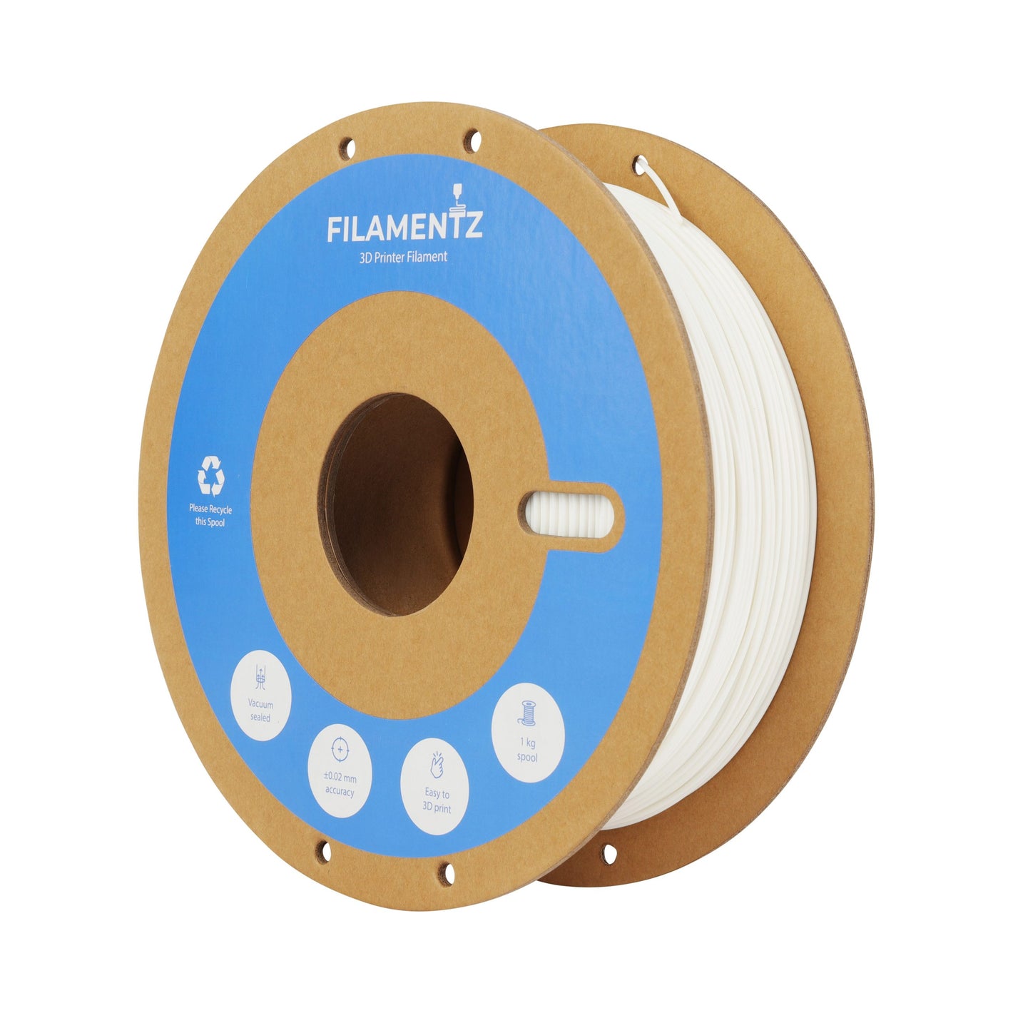 Filamentz UniQ PLA filament - wit