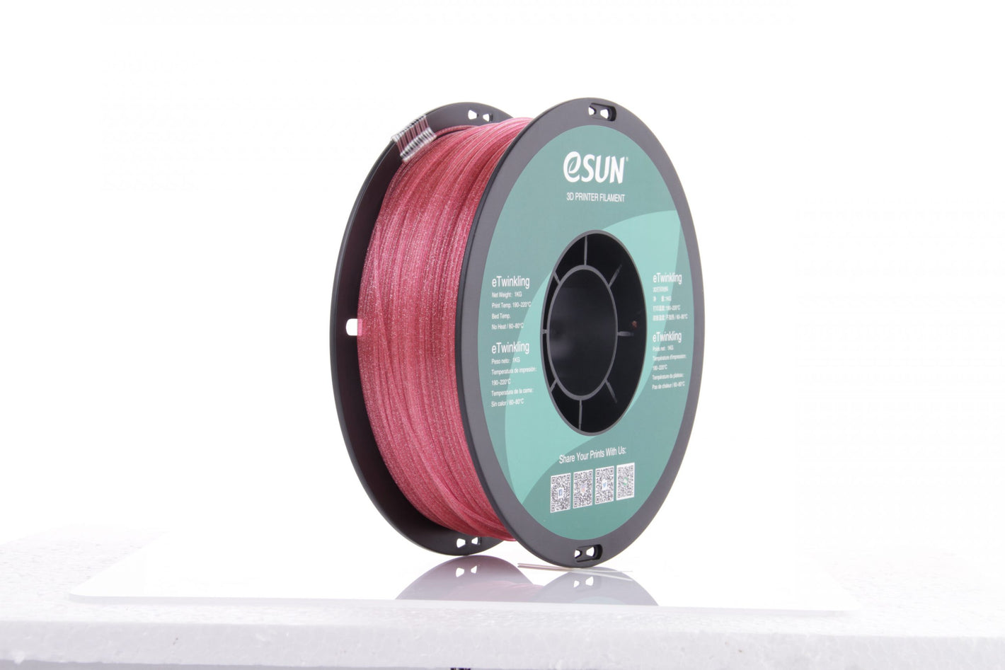 eSun eTwinkling filament - 1 kg - roze