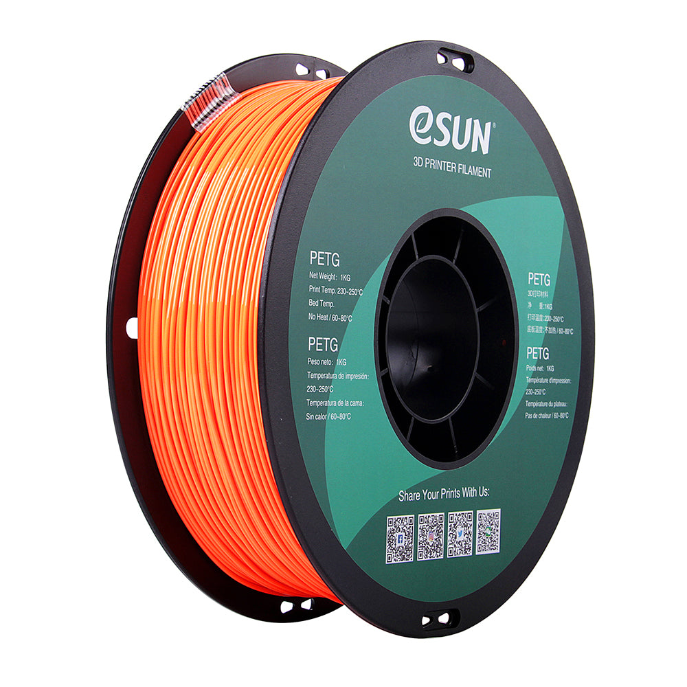 eSun PETG filament - 1 kg - solide oranje