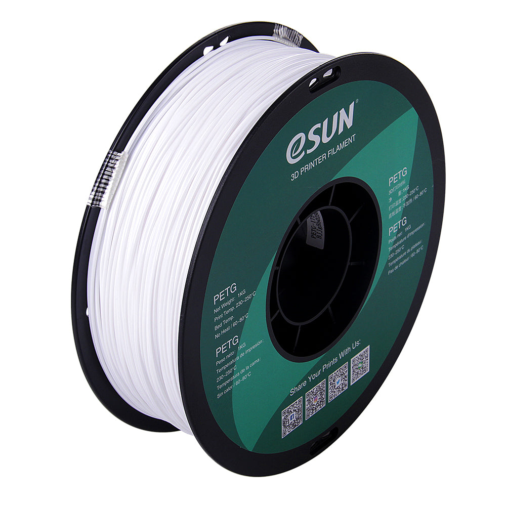 eSun PETG filament - 1 kg - solide wit