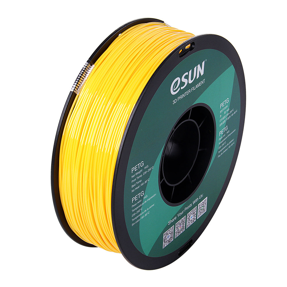 eSun PETG filament - 1 kg - solide geel