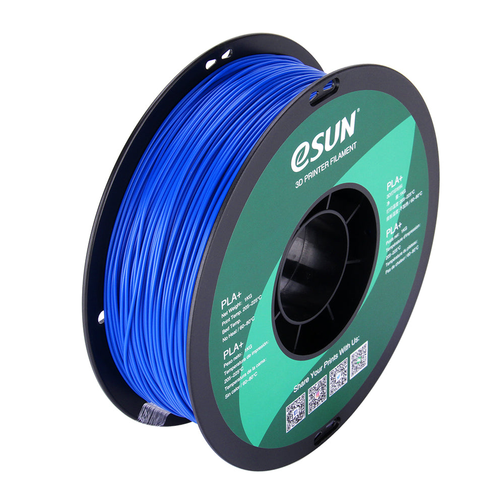 blauw pla filament 