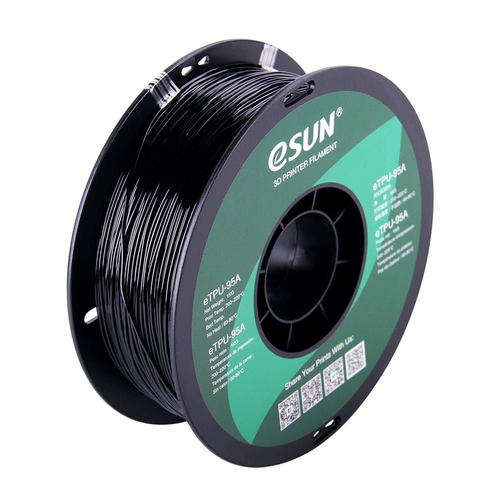 eSun eTPU filament - 1 kg - zwart